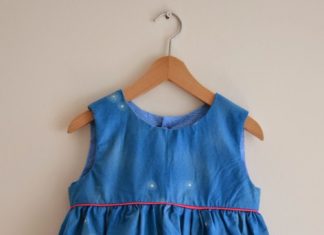 Birthday Inspiration: Rose & Dahlia: Wee Wander Geranium dress