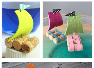 Birthday Inspiration: Süße kleine #Kork-Boote – Das perfekte Spielzeug für einen Tag am See.