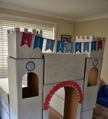 Birthday Inspiration: The DIY Cardboard castle