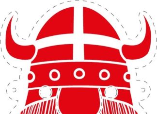 Birthday Inspiration: Viking printable for the kids! #Vikings #Printable #partyideas #partymask #mask