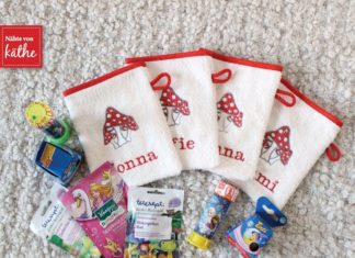 Birthday Inspiration: Waschlappen als Mitgebsel zum Kindergeburtstag