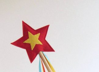 Birthday Inspiration: Wool Felt Crown and Wand