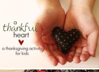 Birthday Inspiration: {a thankful heart :: a thanksgiving activity for kids} *unique. so sweet.