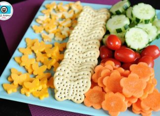 Birthday Inspiration: kleines, gesundes Buffet für Kinderfest