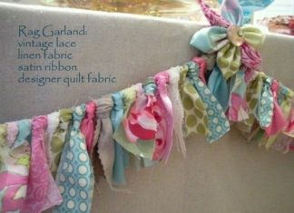 Birthday Inspiration: rag garland