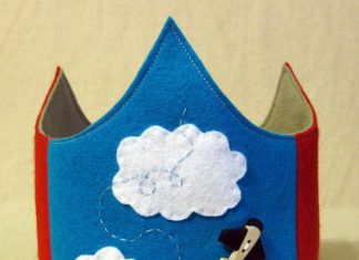 Birthday Inspiration: wool felt crown by cozyblueliz, via Flickr