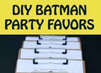Birthday Party : DIY Batman party favors to make for a superhero birthday party for kids. These c…