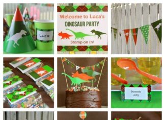 Birthday Party : Food, Decor and Printable Ideas for a Dinosaur Birthday Party!