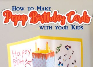 Birthday Party : How to Make Popup Birthday Cards with your Kids