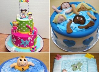 Birthday Party Inspiration : 25 Pool Party Cakes That Make a Splash!