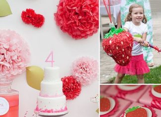 Birthday Party Inspiration : For her daughter Lou's fourth birthday party, Krista Salmon of popular desig…