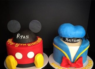 Birthday Party Inspiration : A pair of brothers' cakes received the classic Disney treatment, masqueradin…