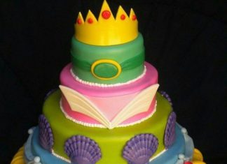 Birthday Party Inspiration : Can't decide on a favorite? Dedicate a tier to each of her favorite princess…