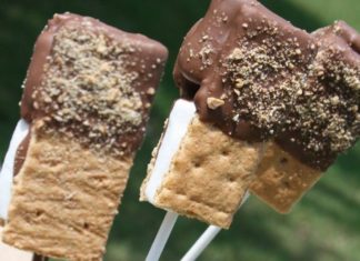 Birthday Party Inspiration : Kate of And Everything Sweet created these S'more Pops for a camping party, …