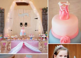 Birthday Party Inspiration : This birthday party was full of rose-topped sweets, a cake fit for royalty, and …