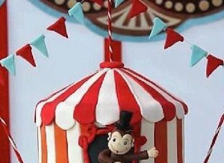 Birthday Party Inspiration : This Curious George circus theme party is so cute! The combination of Curious Ge…