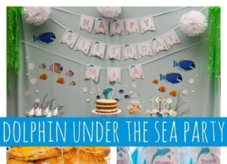 Birthday Party Inspiration : This super adorable Dolphin Under the Sea Party was planned for a lucky 7-year-o…