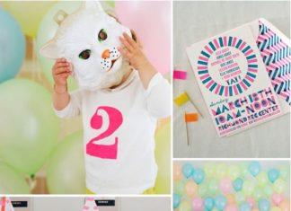 Birthday Party Inspiration : Using on-trend neon as a theme, this bash is as beautiful as it is a blast.