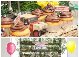Birthday Party Inspiration : Your dinosaur-loving kids will be roaring at this fantastic party. It's sure…