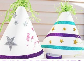 Birthday Party : Make your own party hats! This is a fun kids craft for parties & holidays. Perfe…