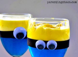 Birthday Party : Minion Jello Cups