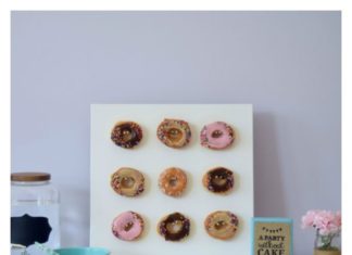 Birthday Party : SUPER EASY DIY DONUT WALL TUTORIAL