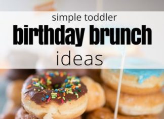 Birthday Party : Simple Toddler Birthday Brunch