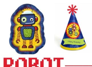 Birthday Party : These cute robot party supplies will be a big hit! Perfect for kids' birthda…