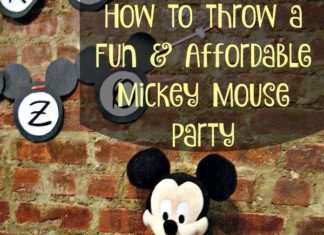 Birthday Party : how to throw a fun and affordable mickey mouse party