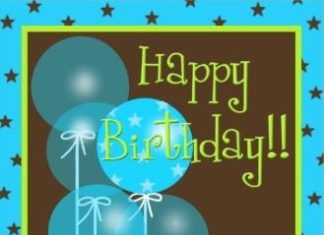 Birthday Quotes : Happy Birthday – balloons – man