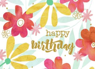 Happy Birthday Wiches : AD3677A WATERCOLOUR FLORAL BIRTHDAY.jpg