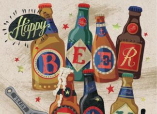 Happy Birthday Wiches : Andrew Smith – Happy Birthday Beer Male Foil Andrew Smith