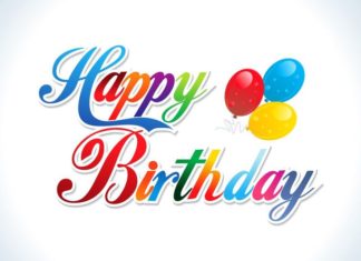 Happy Birthday Wiches : Colorful Happy Birthday And Balloon Graphic