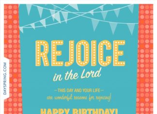 Happy Birthday Wiches : Rejoice in the Lord—Happy Birthday! – www.dayspring.com…
