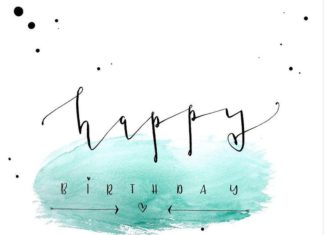 Happy Birthday Wiches : happy birthday Geburtstagskarte selbst gestalten – Handlettering mit Tusche & Fe…