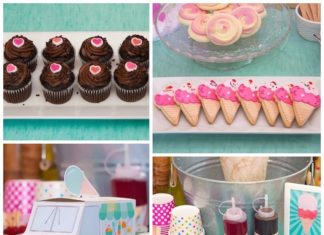 Birthday Party Inspiration : This party is just delightful and is sure to have everyone screaming for ice cre…