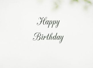 Birthday Inspiration: Happy Birthday