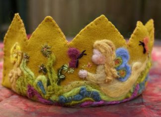 Birthday Inspiration: Birthday Crown Waldorf Crown Custom Birthday Crown by tillytilda