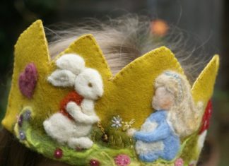 Birthday Inspiration: Birthday Crown – Waldorf Crown – Alice in Wonderland – Custom Birthday Crown – P…