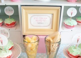 Birthday Party Inspiration : This Ice Cream Parlor Birthday Will Melt Your Heart