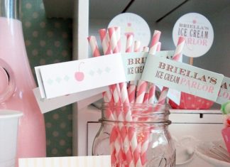 Birthday Party Inspiration : This Ice Cream Parlor Birthday Will Melt Your Heart