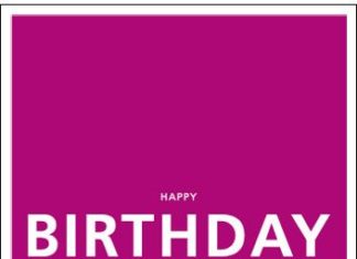 Birthday Inspiration: Happy Birthday