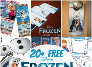 Birthday Party Inspiration : 20+ FREE Disney Frozen Printables (Party decor, activity sheets, coloring pages,…