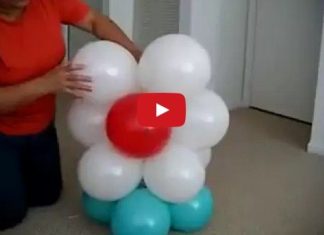 Birthday Decoration : A DIY balloon arch may look difficult and complicated, when actually it is very …