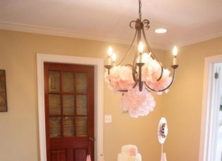 Birthday Decoration : “Baby Shower Decorating Idea…” I absolutely L❤VE the tulle table skirt.!!!