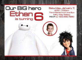 Birthday Decoration : Big hero 6 birthday invite invitation party by PrintablesToYou