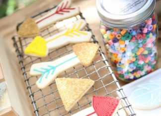 Birthday Decoration : Bohemian tribal indian Camping Themed Birthday Party.