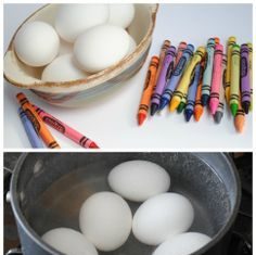 Birthday Decoration : Create colorful EASTER EGGS using Melted Crayons. It's easy to do + KIDS wil…