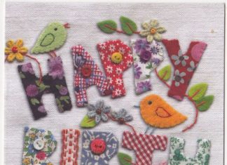 Birthday Decoration : Creative Sketchbook: Textiles