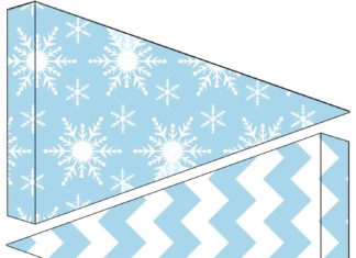 Birthday Decoration : Free frozen birthday party bunting to download – free frozen printable